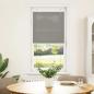 Preview: ARDEBO.de - Plissee Anthrazit 60x100 cm Stoffbreite 59,4 cm Polyester