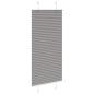 Preview: Plissee Anthrazit 60x100 cm Stoffbreite 59,4 cm Polyester