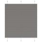 Preview: Plissee Anthrazit 115x100 cm Stoffbreite 114,4 cm Polyester