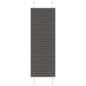 Preview: ARDEBO.de - Plissee Schwarz 45x100 cm Stoffbreite 44,4 cm Polyester