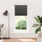 Preview: Plissee Schwarz 100x200 cm Stoffbreite 99,4 cm Polyester