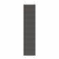 Preview: ARDEBO.de - Plissee Schwarz 40x200 cm Stoffbreite 39,4 cm Polyester