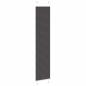Preview: Plissee Schwarz 40x200 cm Stoffbreite 39,4 cm Polyester