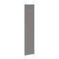 Preview: Plissee Anthrazit 50x200 cm Stoffbreite 49,4 cm Polyester
