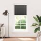 Preview: Plissee Schwarz 85x200 cm Stoffbreite 84,4 cm Polyester