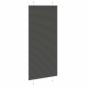 Preview: Plissee Schwarz 85x200 cm Stoffbreite 84,4 cm Polyester