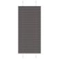 Preview: ARDEBO.de - Plissee Schwarz 65x150 cm Stoffbreite 64,4 cm Polyester
