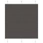 Preview: ARDEBO.de - Plissee Schwarz 115x100 cm Stoffbreite 114,4 cm Polyester
