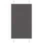 Preview: ARDEBO.de - Plissee Schwarz 80x100 cm Stoffbreite 79,4 cm Polyester