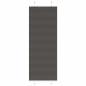 Preview: ARDEBO.de - Plissee Schwarz 75x200 cm Stoffbreite 74,4 cm Polyester