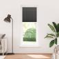 Preview: Plissee Schwarz 75x200 cm Stoffbreite 74,4 cm Polyester