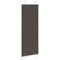 Preview: Plissee Schwarz 75x200 cm Stoffbreite 74,4 cm Polyester
