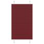 Preview: ARDEBO.de - Plissee Bordeauxrot 80x100 cm Stoffbreite 79,4 cm Polyester