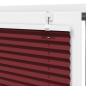 Preview: Plissee Bordeauxrot 80x100 cm Stoffbreite 79,4 cm Polyester