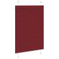 Preview: Plissee Bordeauxrot 90x100 cm Stoffbreite 89,4 cm Polyester