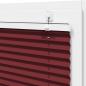 Preview: Plissee Bordeauxrot 70x150 cm Stoffbreite 69,4 cm Polyester