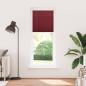 Preview: Plissee Bordeauxrot 80x200 cm Stoffbreite 79,4 cm Polyester