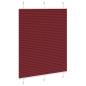 Preview: Plissee Bordeauxrot 110x150 cm Stoffbreite 109,4 cm Polyester