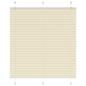 Preview: ARDEBO.de - Plissee Creme 120x150 cm Stoffbreite 119,4 cm Polyester