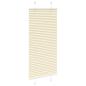 Preview: Plissee Creme 55x150 cm Stoffbreite 54,4 cm Polyester