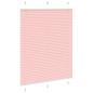 Preview: Plissee Rosa 105x150 cm Stoffbreite 104,4 cm Polyester