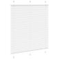 Preview: Plissee Weiß 115x100 cm Stoffbreite 114,4 cm Polyester