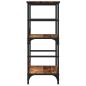 Preview: Bücherregal Altholz-Optik 50x33x82 cm Holzwerkstoff