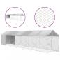 Preview: Outdoor-Hundezwinger mit Dach Silbern 2x14x2,5 m Stahl Verzinkt