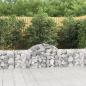 Preview: Gabione mit Hochbogen 200x30x60/80 cm Verzinktes Eisen