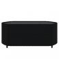 Preview: 3-tlg. Garten-Lounge-Set mit Kissen Schwarz Poly Rattan