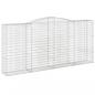 Preview: Gabione mit Hochbogen 400x50x180/200 cm Verzinktes Eisen