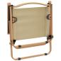 Preview: ARDEBO.de - Campingstühle 2 Stk. Beige 54x43x59 cm Oxford-Gewebe