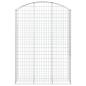 Preview: Gabione mit Hochbogen 150x50x200/220 cm Verzinktes Eisen
