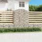 Preview: Gabione mit Hochbogen 150x50x200/220 cm Verzinktes Eisen