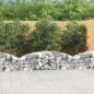 Preview: Gabione mit Hochbogen 200x30x40/60 cm Verzinktes Eisen