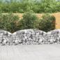 Preview: Gabione mit Hochbogen 200x30x60/80 cm Verzinktes Eisen
