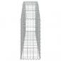 Preview: Gabione mit Hochbogen 200x30x60/80 cm Verzinktes Eisen