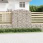 Preview: ARDEBO.de - Gabione mit Hochbogen 200x30x200/220 cm Verzinktes Eisen
