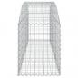 Preview: Gabione mit Hochbogen 200x50x60/80 cm Verzinktes Eisen