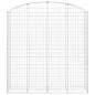 Preview: Gabione mit Hochbogen 200x50x200/220 cm Verzinktes Eisen