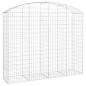 Preview: Gabione mit Hochbogen 200x50x160/180 cm Verzinktes Eisen