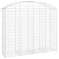 Preview: Gabione mit Hochbogen 200x50x160/180 cm Verzinktes Eisen
