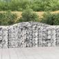 Preview: Gabione mit Hochbogen 400x50x100/120 cm Verzinktes Eisen