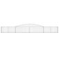 Preview: Gabione mit Hochbogen 400x30x40/60 cm Verzinktes Eisen