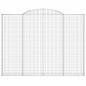 Preview: Gabione mit Hochbogen 300x30x220/240 cm Verzinktes Eisen