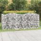 Preview: Gabionen-Hochbeet mit Hochbogen 200x100x100 cm Verzinktes Eisen