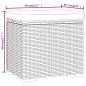 Preview: Hocker mit Kissen 2 Stk. Braun 40x30x40 cm Poly Rattan