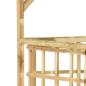 Preview: Pergola für 3 Mülltonnen Kiefernholz Imprägniert