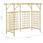 Preview: Pergola für 3 Mülltonnen Kiefernholz Imprägniert