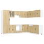 Preview: 14-tlg. Küchenschrank-Set Lucca Sonoma-Eiche Holzwerkstoff